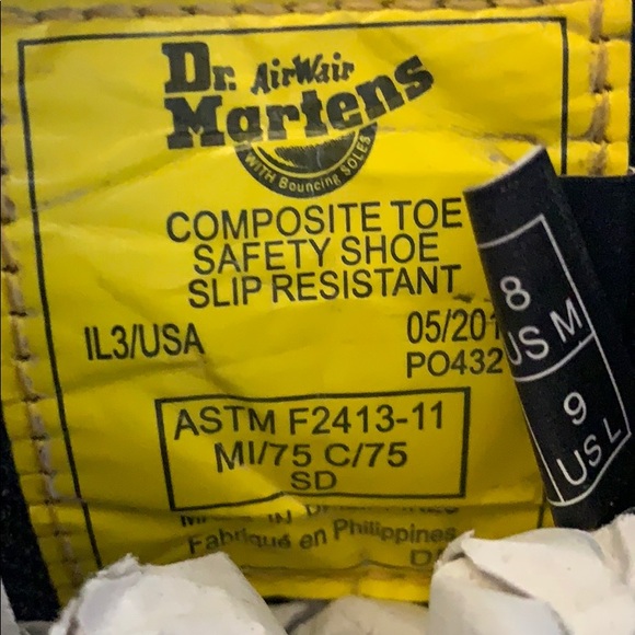 Dr. Martens black construction boots - Picture 7 of 8